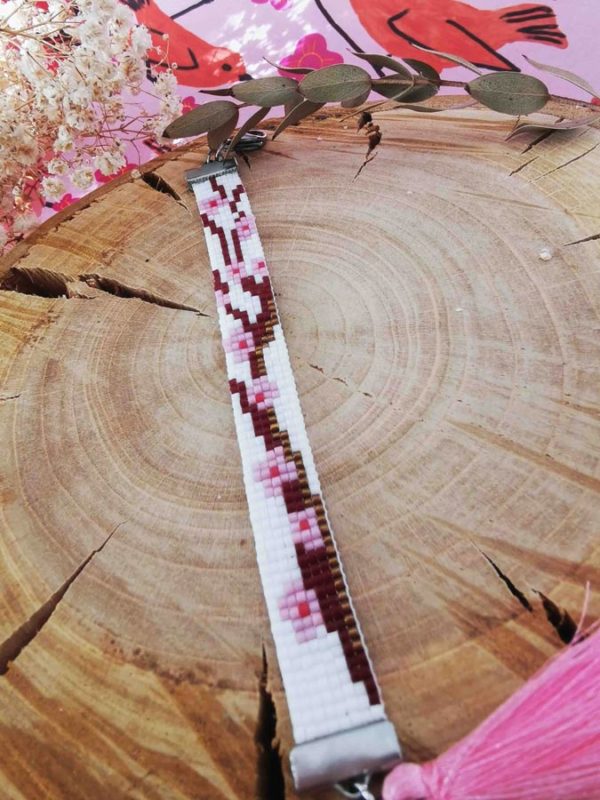 bracelet motif fleurs de cerisier 2