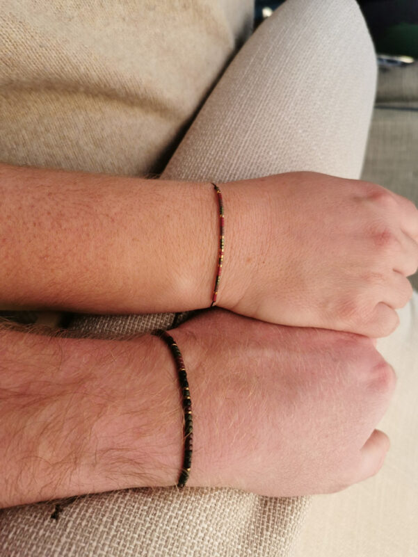 bracelets portés code morse