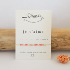 je t'aime en code morse