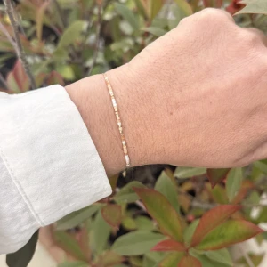 Bracelet en code morse "Présence"